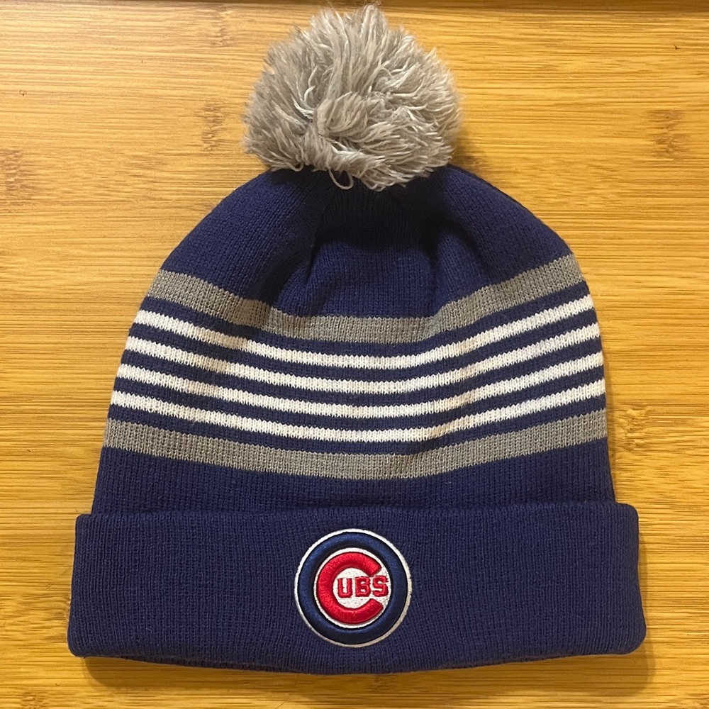 MLB Chicago Cubs Pom Beanie